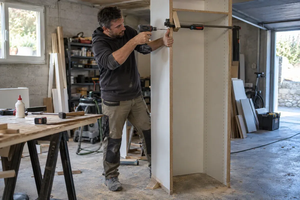 Monter un meuble tout seul, sans deuxième paire de mains